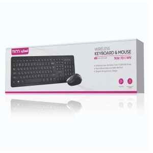 کیبورد و ماوس بی سیم تسکو مدل TKM-7011WN